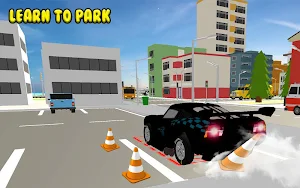 McQueen Super Cars Parking School Screenshot 1