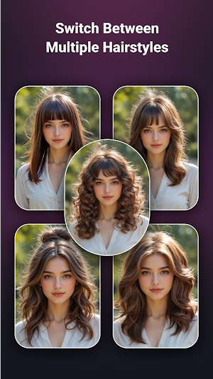 AI Hairstyle : AI Color & Bald Screenshot 3