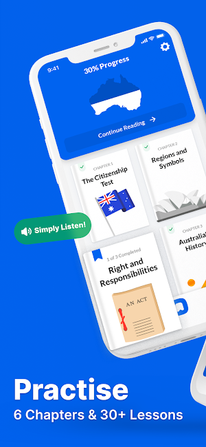 Australian Citizenship Test Screenshot 0