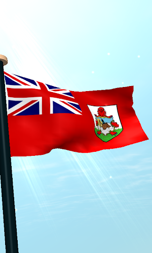Bermuda Flag 3D Live Wallpaper Screenshot 3