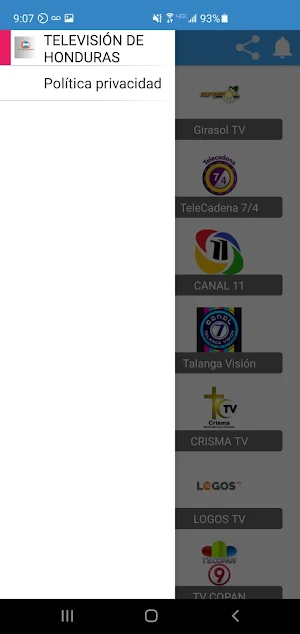Television de Honduras Screenshot 0