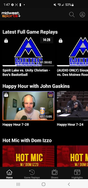 Midwest Sports+ Screenshot 1