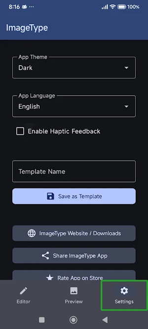 ImageType | Accessible Editor Screenshot 2