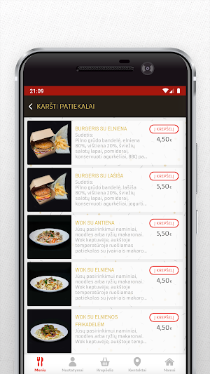 E-restoranas Screenshot 2