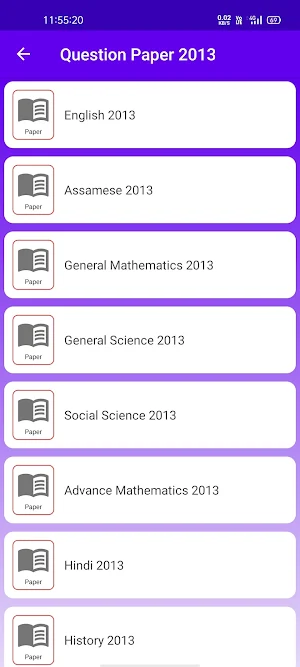 Class 10- SEBA/HSLC Question Paper 2013-2020 Screenshot 1