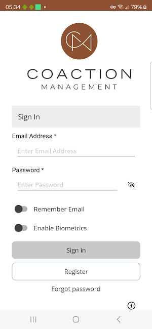 CoAction Management Screenshot 0