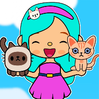 Toca Boca Lady Cats Wallpapers