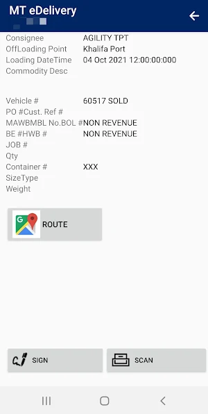 MicroTransport ePOD Screenshot 2