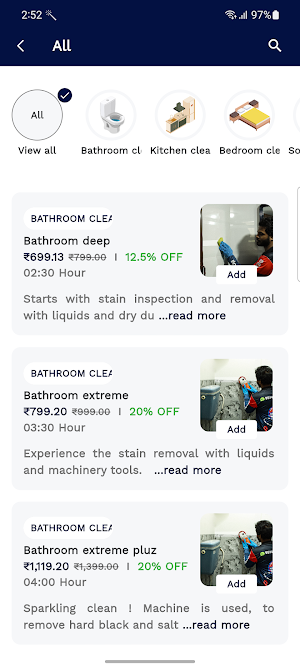 Service Pluz (Home services) Screenshot 2