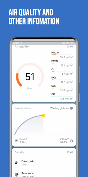 MyWeather - Real-time Forecast Screenshot 2