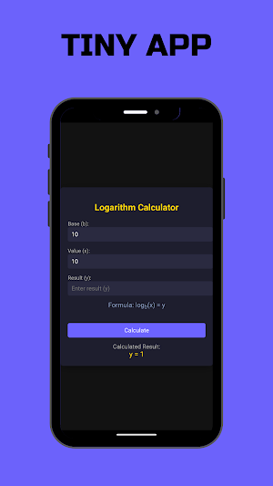 Logarithm Calculator Screenshot 2
