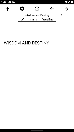 Book, Wisdom and Destiny Screenshot 0
