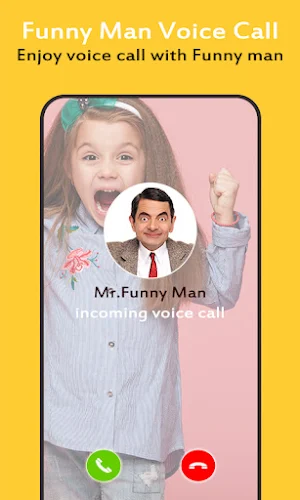 Funny man fake video call Screenshot 2