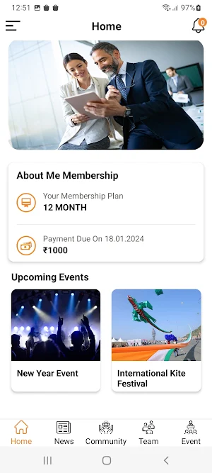 Membroz App Screenshot 2