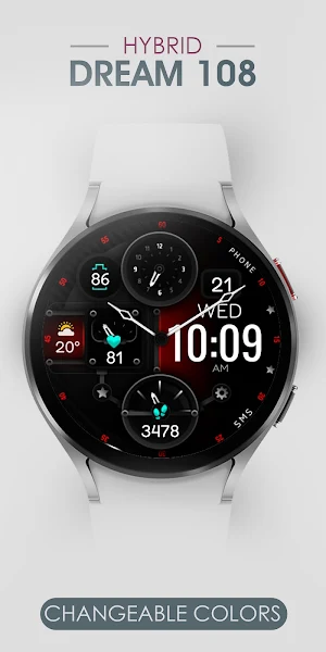 Dream 108 - Hybrid Watch Face Screenshot 1