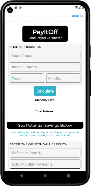 Loan Payoff Calculator Screenshot 3