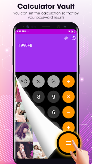 Hide photos and videos - Calculator vault Screenshot 2