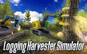 Logging Harvester Truck Screenshot 0
