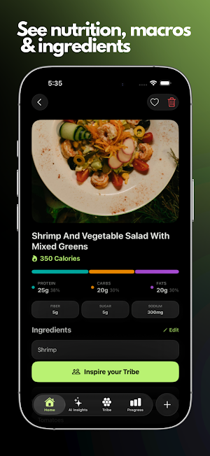 CalTribe AI - Calorie Tracker Screenshot 1