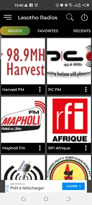 Lesotho Radios Screenshot 0