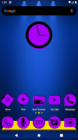 Purple and Black Icon Pack Screenshot 0