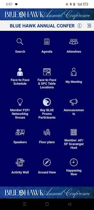 BLUE HAWK Annual Conference Screenshot 1