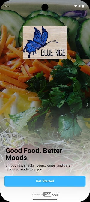Blue Rice Cafe Screenshot 0