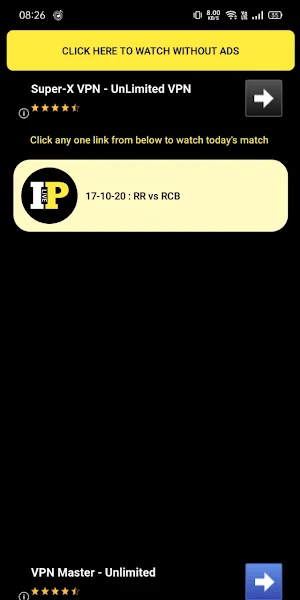 IPLive - For Cricket Lovers Screenshot 2