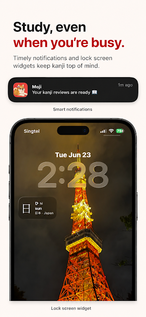 Moji - Learn Japanese & Kanji Screenshot 0