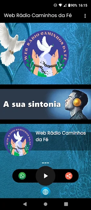 Web Rádio Caminhos da Fé Screenshot 1
