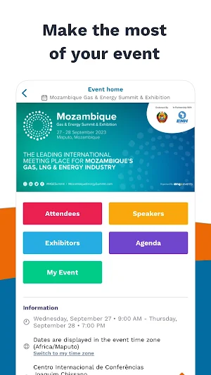 Mozambique Energy Summit Screenshot 1