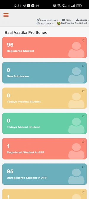 BAAL VAATIKA ADMIN APP Screenshot 2