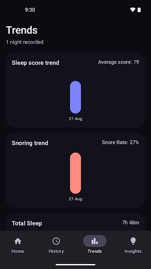 Boring Snore Sleep Tracker Screenshot 3