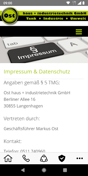 Ost haus + industrietechnik Screenshot 2