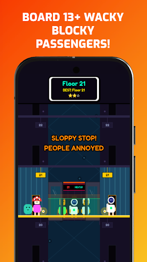Elevator Panic! - Tap Arcade Screenshot 2