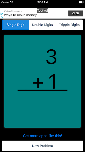 Addition Flashcards Screenshot 0