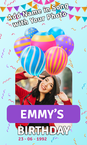 Birthday Video Maker App Screenshot 1