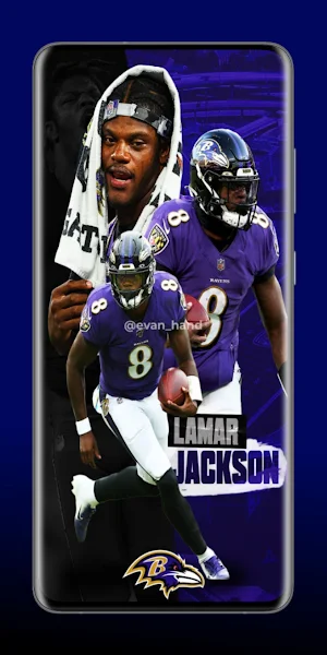 Lamar Jackson 4K Wallpapers Screenshot 2