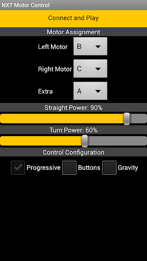 NXT Remote Motor Control Screenshot 0