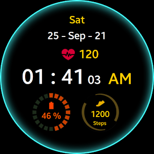 Green Glow Watch Face Screenshot 3