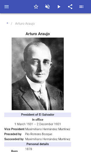 The presidents of El Salvador Screenshot 1
