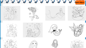Mermaid Coloring:Kids Coloring Screenshot 1