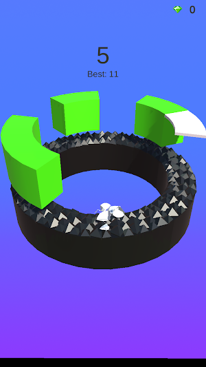 Stack Twisty Ball Break Hoops Screenshot 1