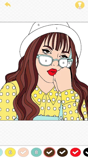 Girls Coloring Book Screenshot 2