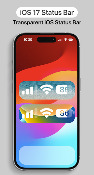 iCenter iOS 17: X - Status Bar Screenshot 2