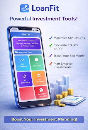 LoanFit: EMI & Loan Calculator Screenshot 1