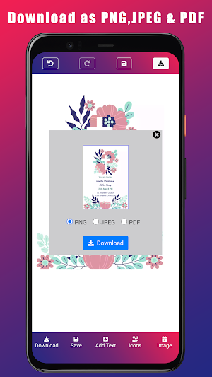 Baptism Communion Invitation Screenshot 3