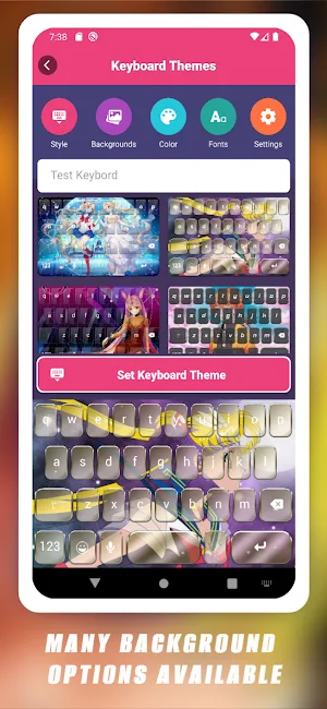Sailor Moon Keyboard Theme Screenshot 3