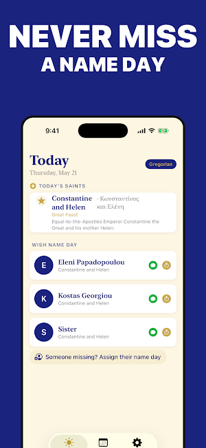 Orthodox Calendar Screenshot 0
