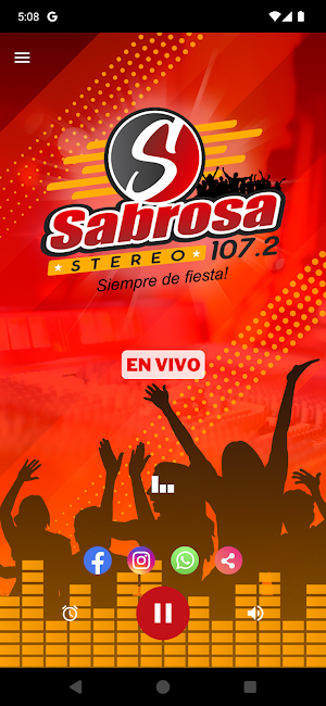 Sabrosa Stereo 107.2FM Screenshot 1